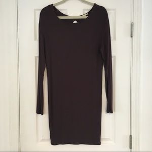 Dark Burgundy/Purple Jersey Dress